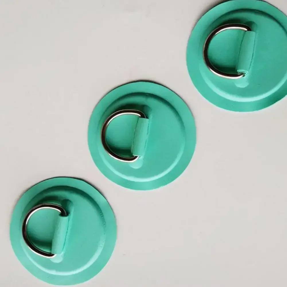 Inflatable Boat Patch PVC D Ring Patch Safe-keeping Rope Holder  Durable Dinghy Boat Rope Ring Buckle