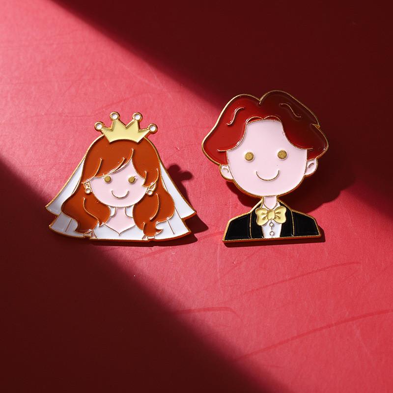Creative Cartoon Style Brooches For Men And Women Perfect For Weddings And Parties