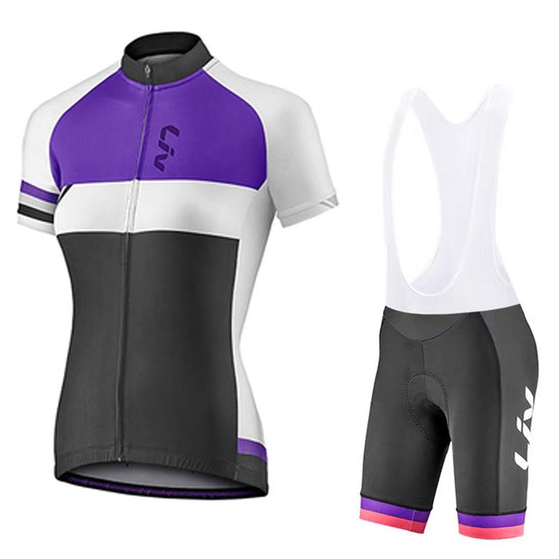 2026  Breathable Cycling Suit Set  Short Sleeved Women's Slim Fit Cycling Suit Set Summer Sun Protection Cycling Jersey High Elasticity Cycling Bib