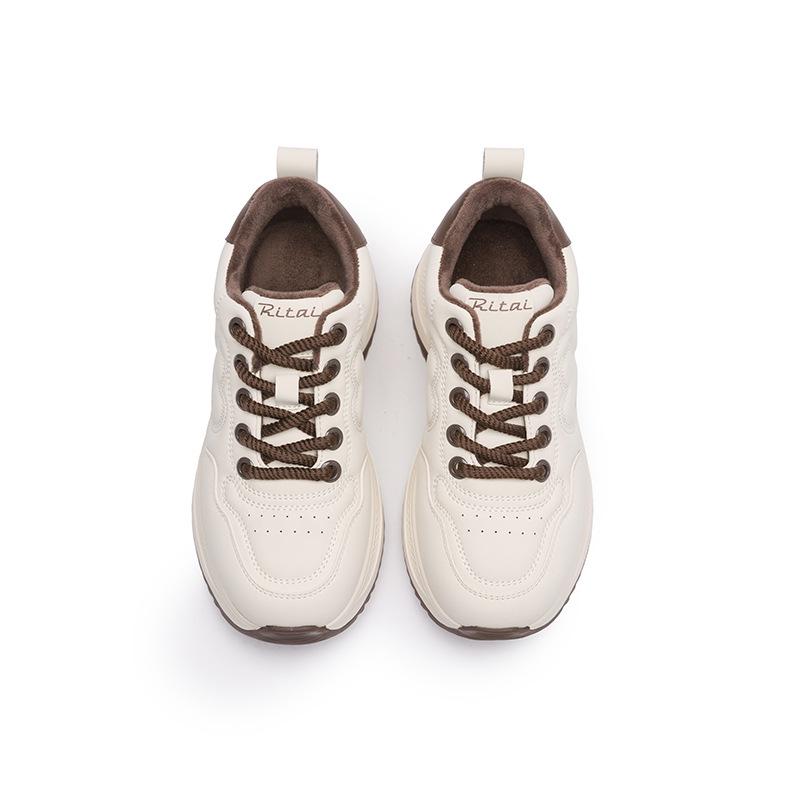 Women's Breathable Spring 2025 Casual White Sneakers - Versatile Non-Slip Travel Shoes (LF1152M)