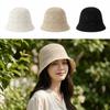 Knitted Texture Bucket Hat Breathable Thin Sun Hat Stylish Crochet Hat  Casual Wear