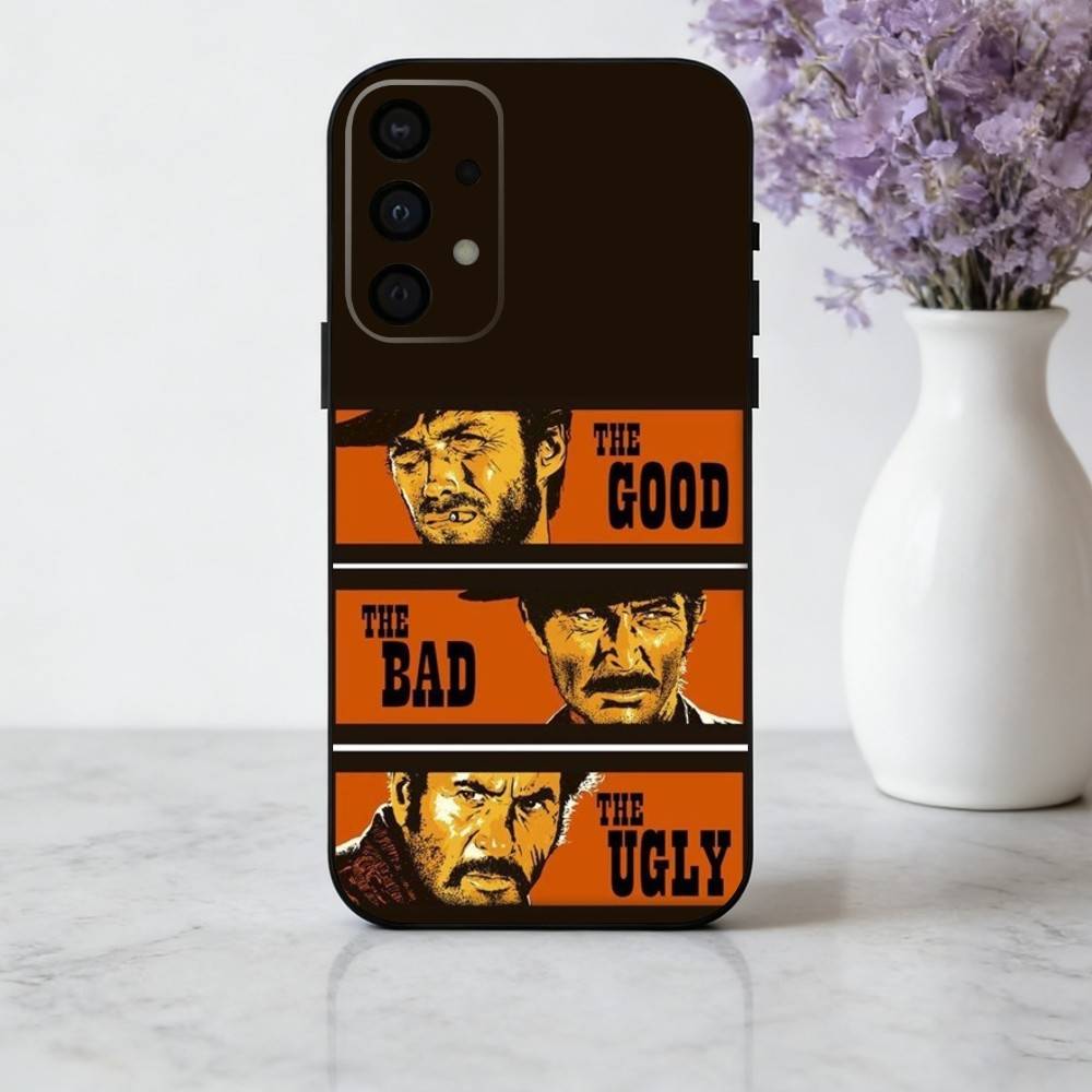 

MOVIE T-The G-Good the Bad and U-Ugly Phone Case For Samsung Galaxy A73,A72,A71,A70,A53,A52,A51,Soft Silicone Black Cover Samsung a41