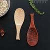 Nanmu Fish-shaped Creative Rice  Spoon Rice Paddle Hand-carved Wooden Spoon Tableware Kitchen