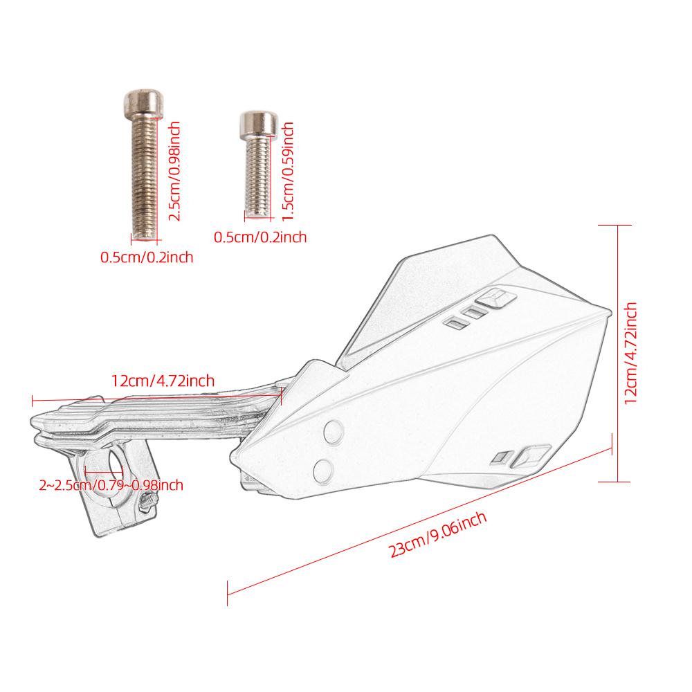 Motocross Hand Guards Handguard Protector Protection For Motorcycle Dirt Bike Pit Bike ATV Quads with 22mm or 25 Mm Handbar