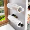 Wall-Mounted Tissue Holder Self Adhesive Kitchen Storage Organizer Paper Holder  Home Organization