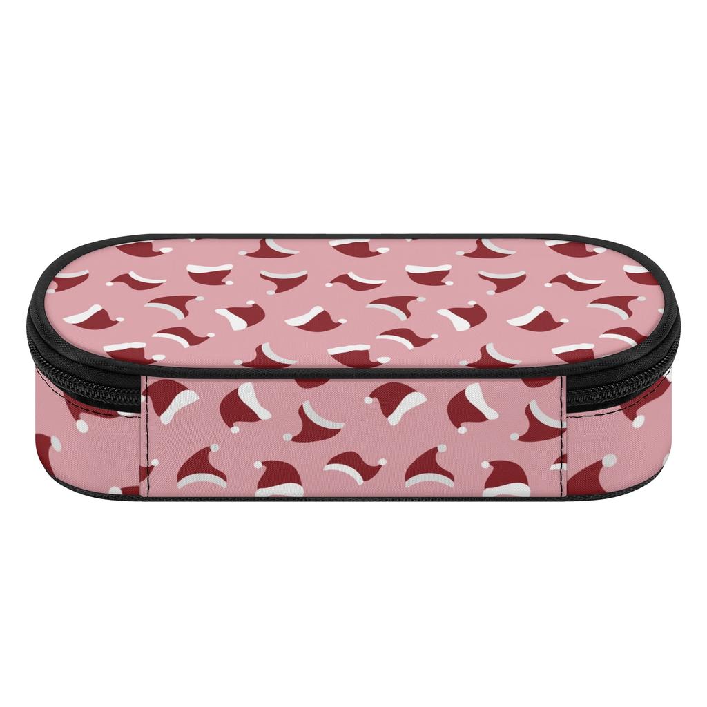 Pen Case Printed 300D Polyester Large Capacity Smooth Zipper with Main Compartment Mesh Pocket and Pen Slots for School and Study