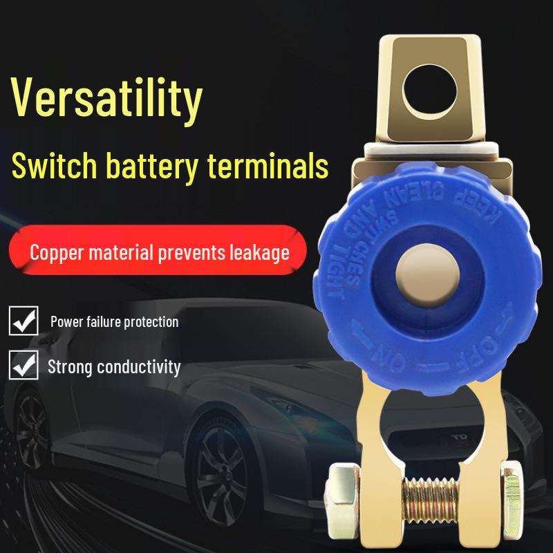 Car Battery Disconnect Switch 12V for Large Truck - Anti-Leakage Manual Universal Modification.