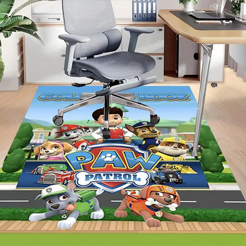1pc Paw Patrol Adventure Carpet for Playroom Bedroom Living Room Sofa Home Decor,kids Game Area Rug Non-slip Floor Mat Y728111