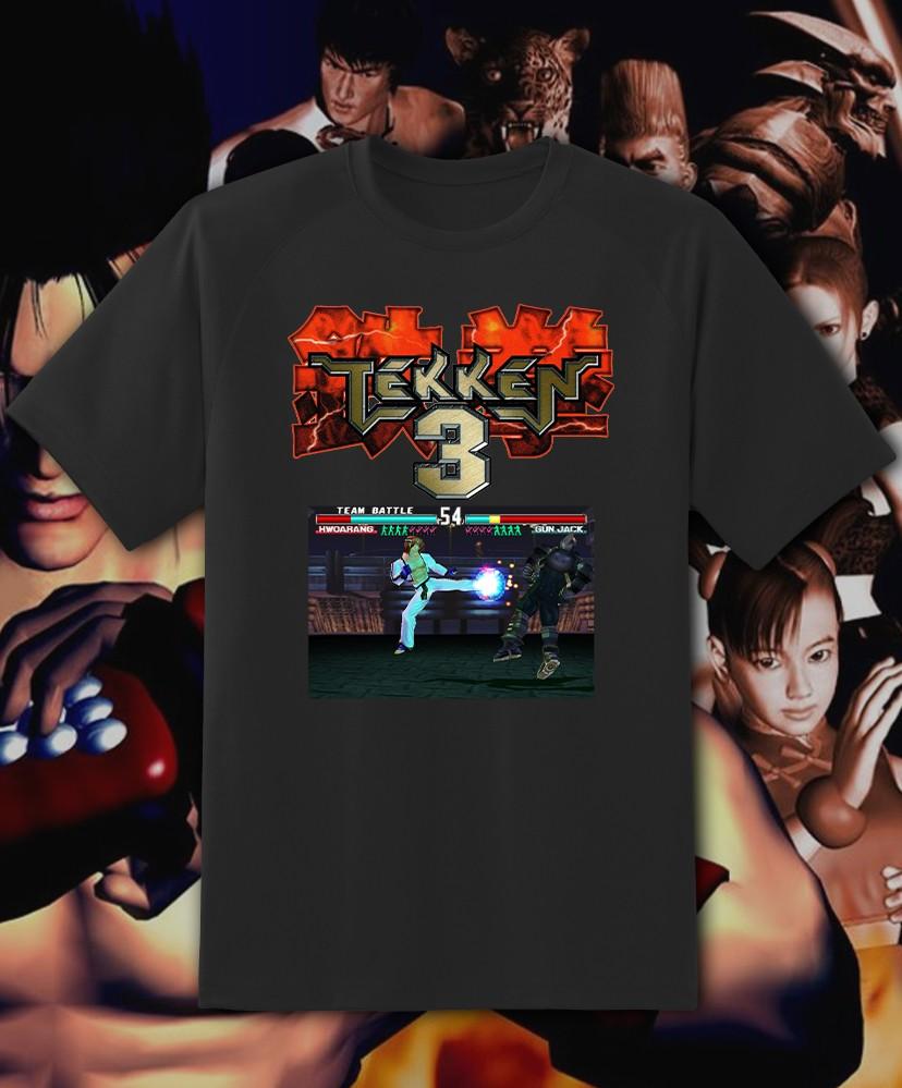 

Tekken 3 Аркадна Ретро Футболка Дорослі розміри до 6XL та Дитячі Швидка Доставка!! Футболки унісекс L
