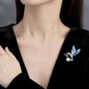 Broche Beija-flor, Broche de Pérola Feminino Luxuoso e Elegante de Alta Qualidade, Broche Exquisito e Sofisticado