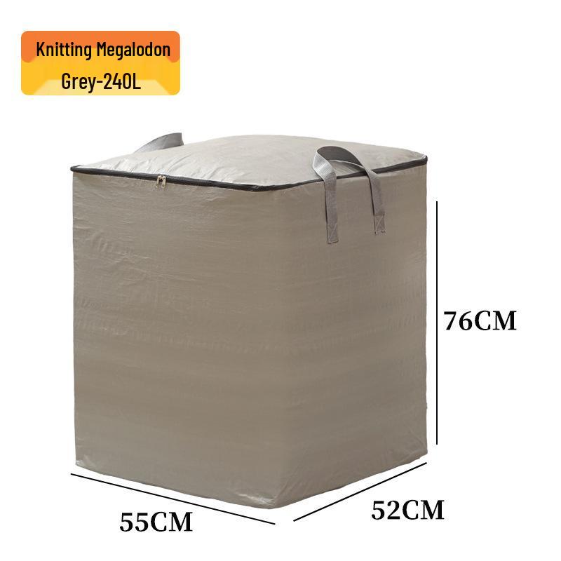 Large Capacity Woven Storage Bag for Clothes & Miscellaneous Items