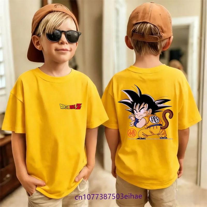 Kids T-shirts Dragon Ball Z T-shirt Boys Clothes Children's Clothing Summer Short Sleeve Kids Cartoon Tee Tops Baby Boy T Shirt