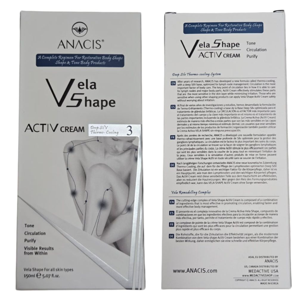 ANACIS Vela Shape Reaffirming Gel 150ml - Body Slimming & Cooling Firming Lotion