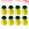 8Pcs Pineapple Honeycomb Party Decorations Reusable Hanging Luau Birthday Hawaiian Supplies Baby Shower Table Ceiling Decor