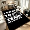 New Zealand All Blacks A rug suitable for office chair areas living rooms and computer desks perfect for home offices and an ideal holiday gift