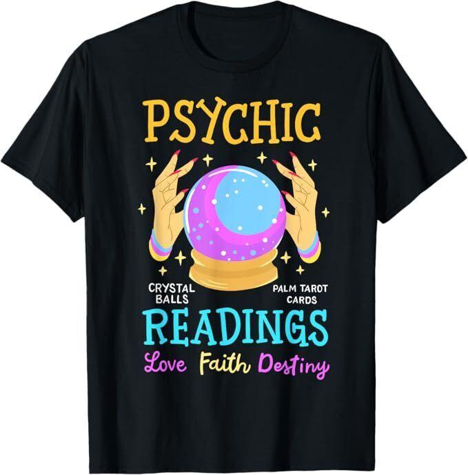 НОВЫЙ ОГРАНИЧЕННЫЙ арт Гадалка Психические чтения Таро Плач Классическая футболка Унисекс Футболка S