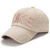 Trendy Distressed Embroidered Letter Baseball Cap for Men and Women