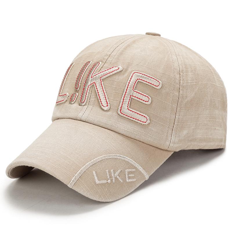 Trendy Distressed Embroidered Letter Baseball Cap for Men and Women