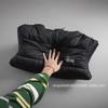 Unisex Hooded Zipper Puffer Jacket With S Embroidery Cotton-Padded Winter Coat Teens Adults