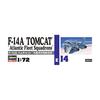 Hasegawa 1/72 US Navy Carrier Fighter F-14A Tomcat Atlantic Carrier Air Wing Plastic Model E14 Silver