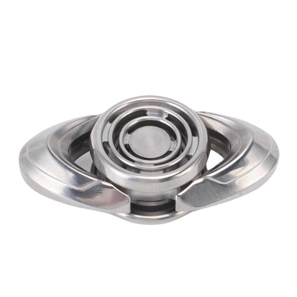 Finger Gyro Stanless Steel Long Time Rotating Quiet Fade Proof Fingertip Gyro for Adult