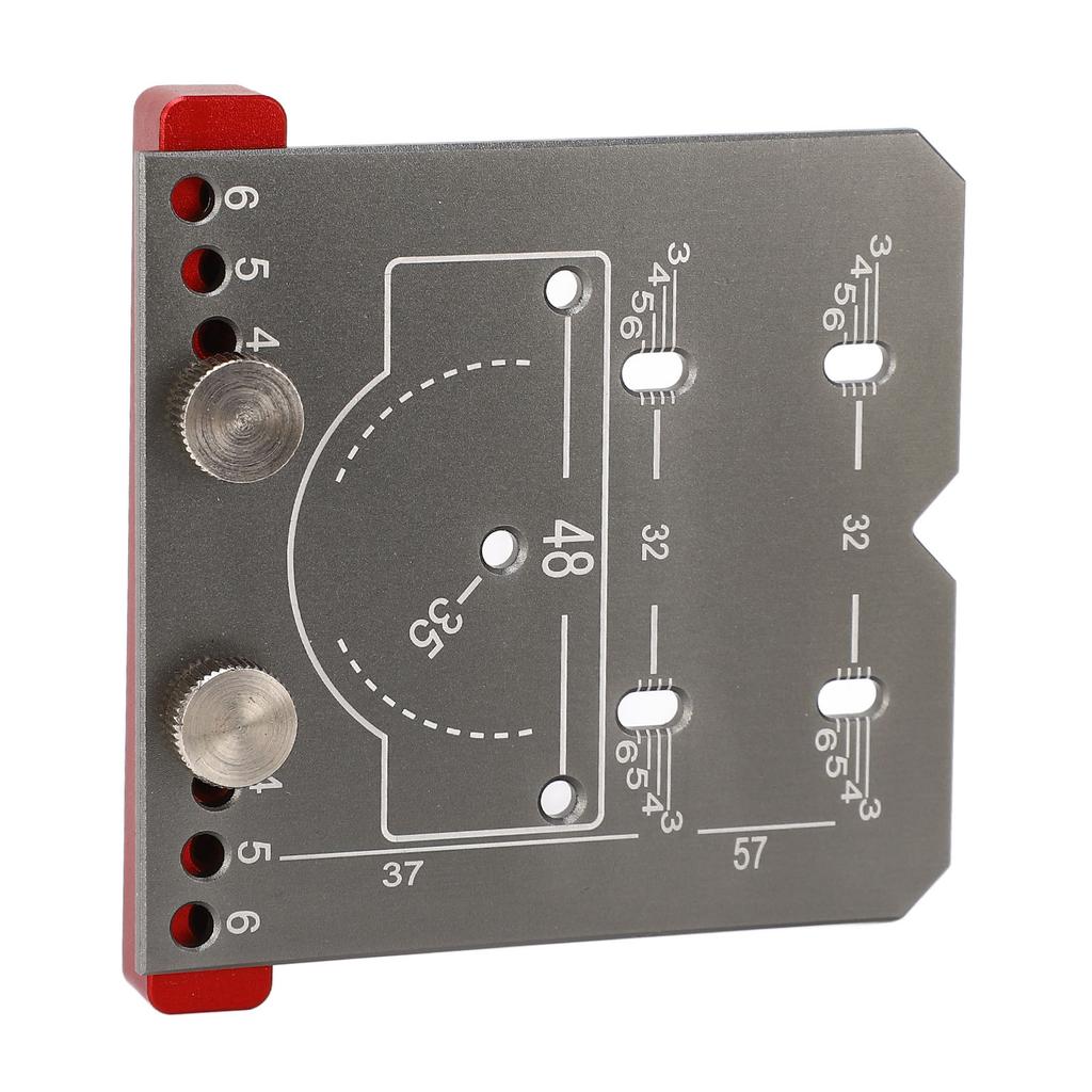 Hinge Hole Drilling Locator Aluminum Alloy Cabinet Door Hinge Mounting Guide Woodworking Hole Drill