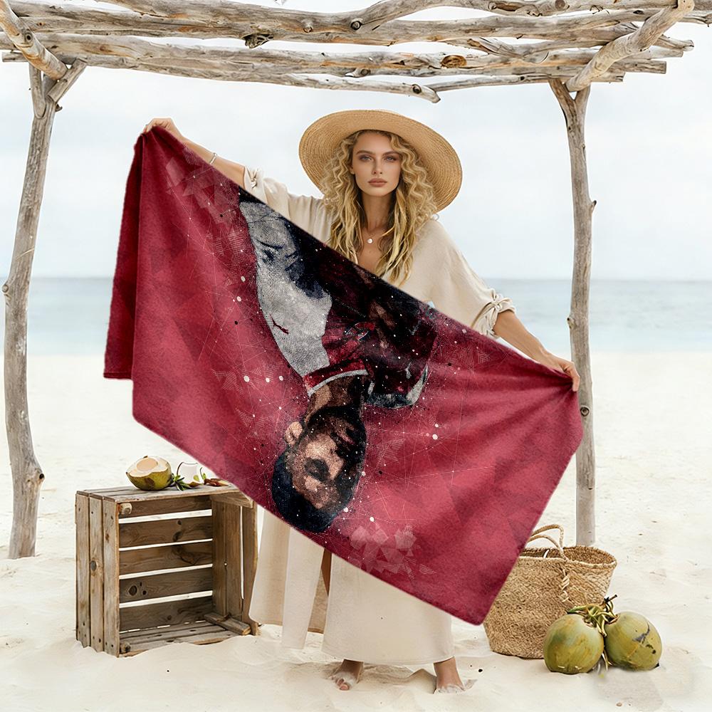 Space Exploration Adventure Beach Towel High Absorbency & Quick-Dry Comfortable Lightweight