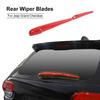 Rear Window Wiper Cover Trim for Jeep Grand Cherokee 2011- Accessories Red