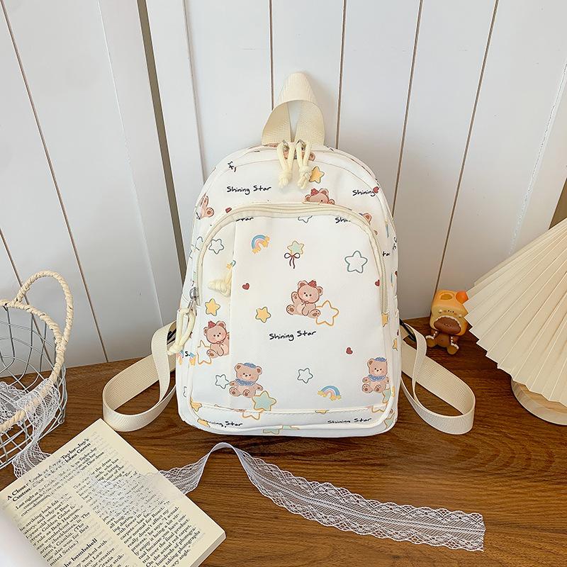 Schoolbag high value cute star design backpack junior high school student schoolbag cute light casual student backpack
