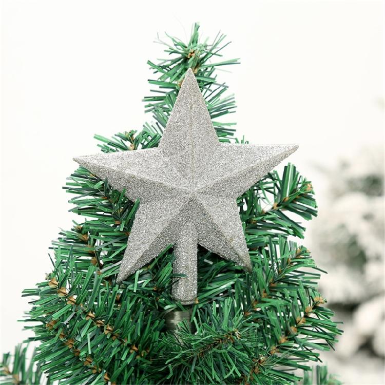 2Pcs Shimmering Star Tree top Ornament Glittering Star Tree top Accent For Small Christmas Tree Embellishment