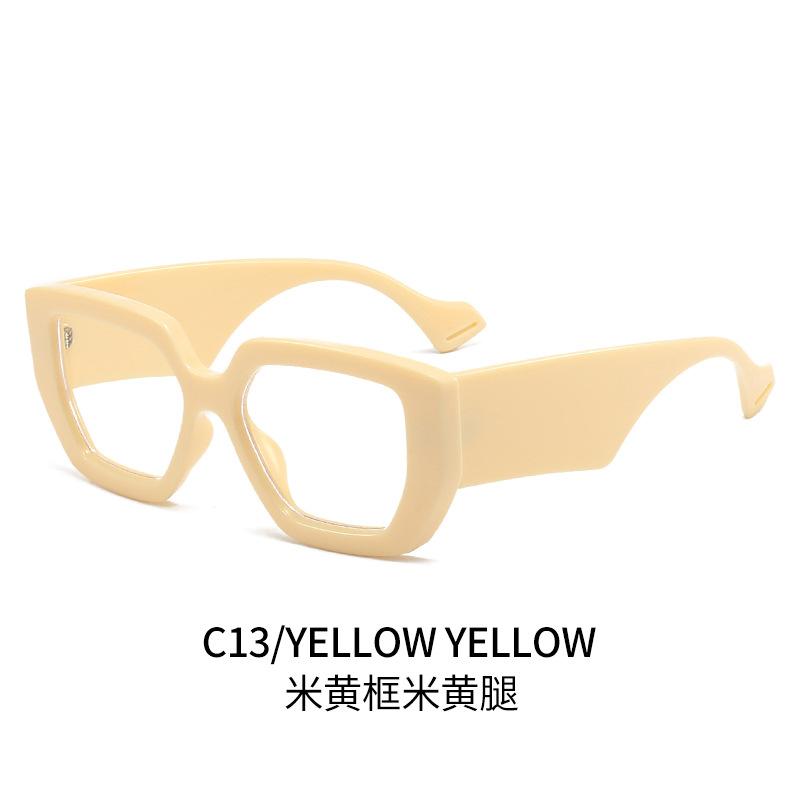 

Thick Frame Eyewear Anti Blue Light Blocking Glasses for Women Square Optical Eyeglasses Unisex