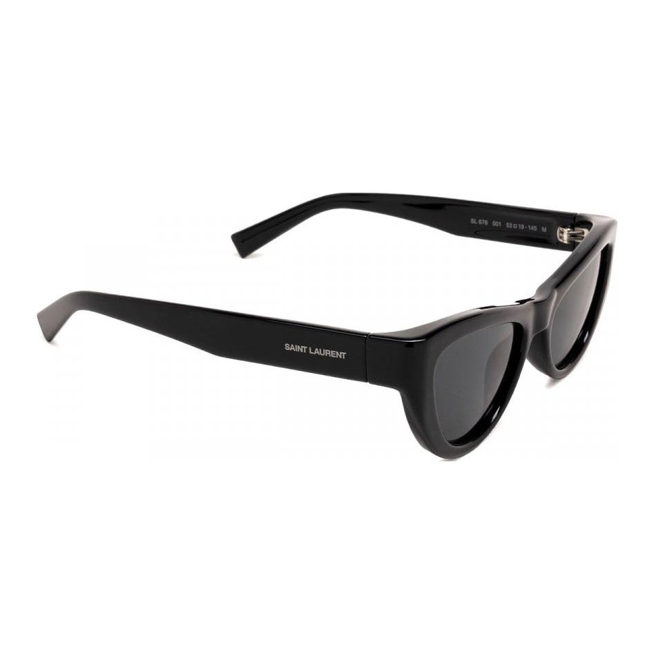Saint Laurent Logo Cat Eye Sunglasses Women sunglasses Black SL676001