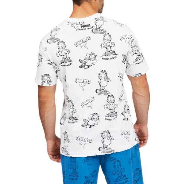 PUMA x GARFIELD Sports Life Collection T Shirt Men's White 534434-02