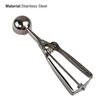 Scoop Attractive Bright Stainless Steel Ice Cream Spoon