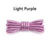 Round Glitter Shoelaces of Sneaker Trendy Bright White Colorful Lurex Shoelaces White Casual Sports Leather Running Shoes Laces