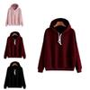 Stylish Unisex Men Women Pullover Hoodie Comfortable Solid Color Sweatshirt For Teens