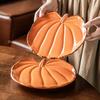 Special-shaped Plate Pumpkin-shaped Plate American Irregular Salad Steak Plate Home Ceramic Tableware Main Course Decoration