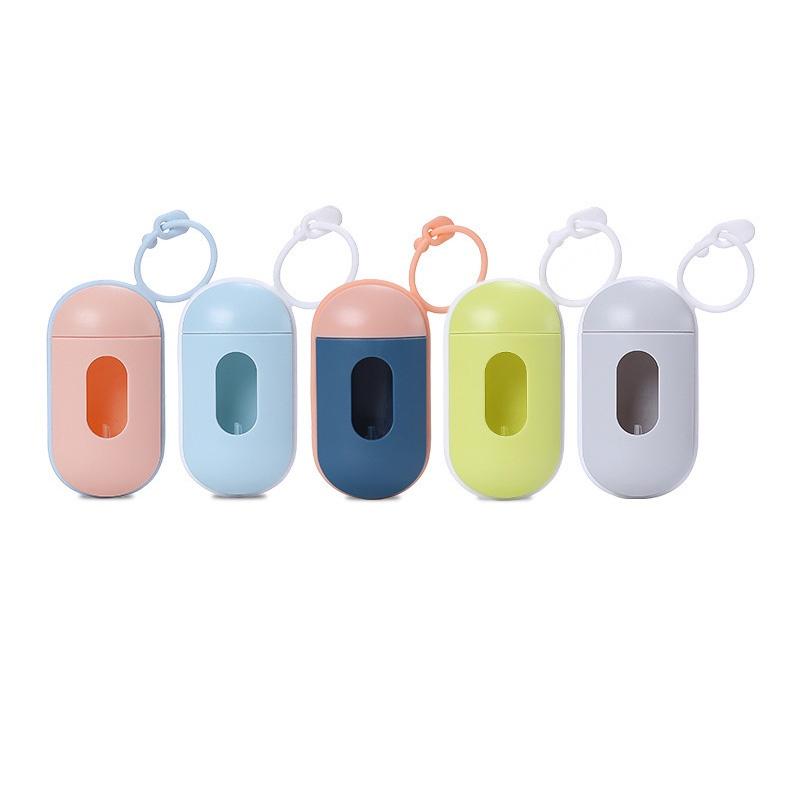 Convenient Pet Waste Bag Dispenser Plastic Material Multiple Colors Available
