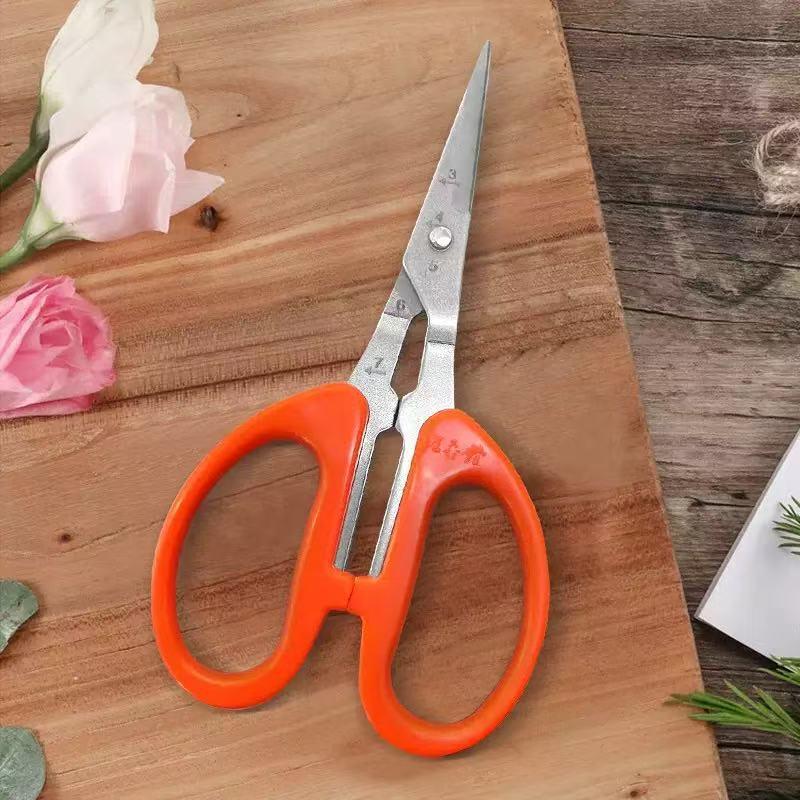 Wang Wuquan Stainless Steel Gardening & Pruning Shears - Straight Head, Ideal for Grapes & Vegetables