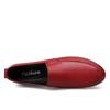 Genuine Leather Loafers Men Casual Shoes 2025 Designer Formal Business Mens Moccasins Slip On Flats Male Driving Shoes Red