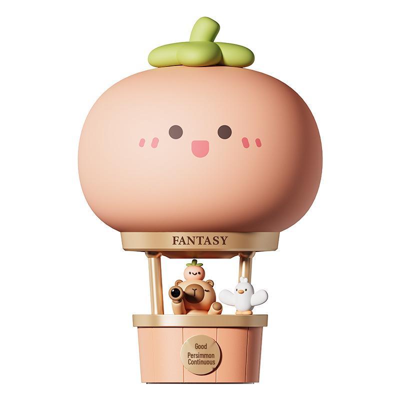 Charming Hot Air Balloon Night Light: Cute Cartoon Lamp & Kids' Gift