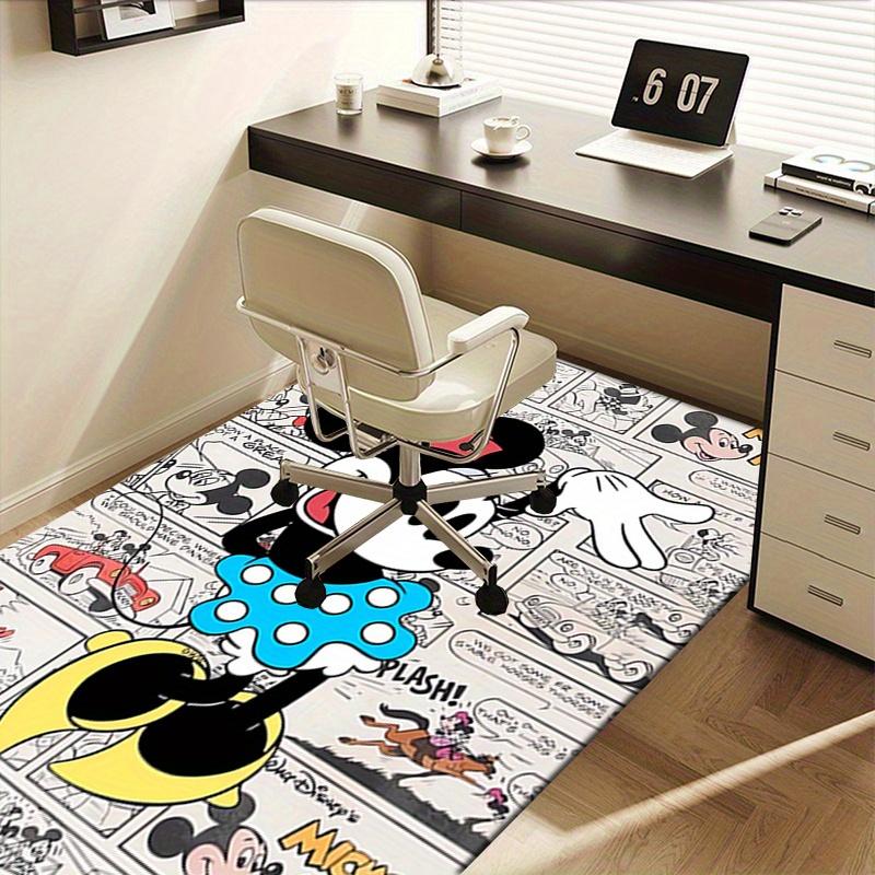 Office Rug Minnie Mouse, comic strip theme 3D Printed Anti-Slip Rug-Machine Washable for Living Room