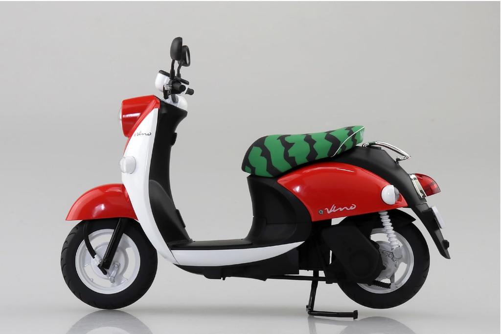 Aoshima Bunka Kyozai The Bike Series Can I Charge Plastic Model Co., Ltd. (AOSHIMA) 1/12 No. JU-01 It? E-Vino (Motorcycle)