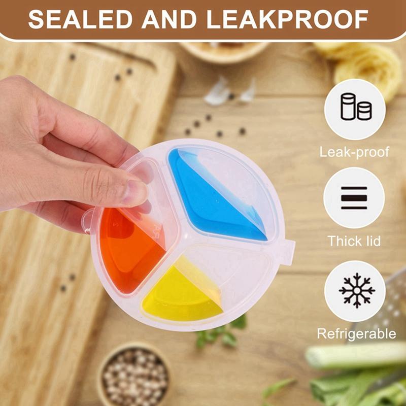 180ml Disposable Sauce Box Seasoning Box Condiment Containers with Lids