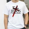 T-shirt imprimé Team Jesus Membre à vie Chrétien mode hommes femmes Manches courtes t-shirts décontracté été Respirant Hip Hop t-shirt