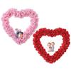 28cm Red Pink Heart Wreath for Valentine Wedding Party Decor