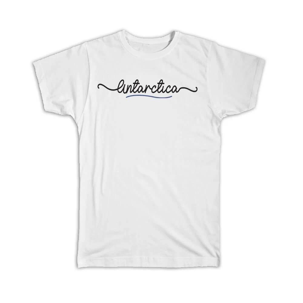 Gift T-Shirt : Antarctica Flag Colors Antarctican Travel Expat Country M