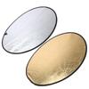 80cm   31.5in 2 in 1 Gold and Silver Photography Lighting Reflector Portable Collapsible Photo Studio Reflector with