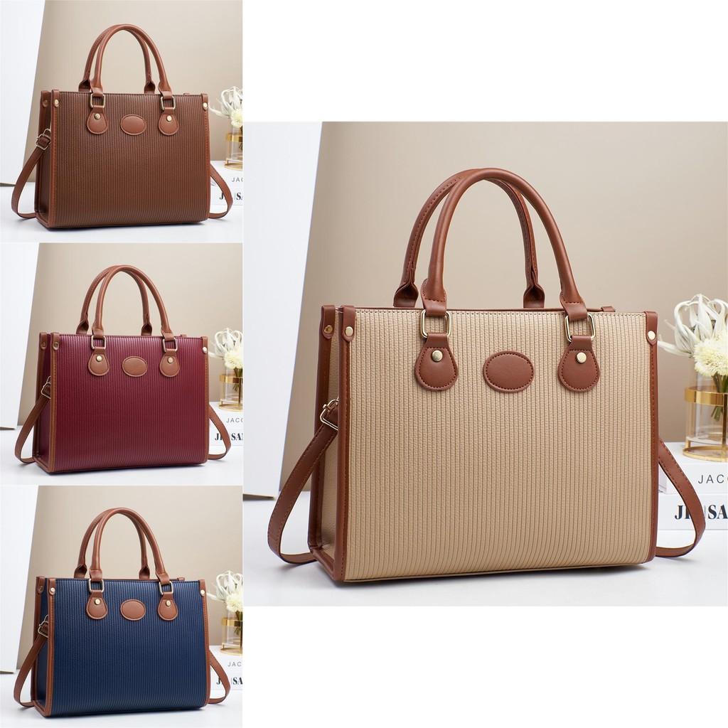 Trendy Colorful Pu Tote Bag Ideal For Commuting With Versatile Storage Options