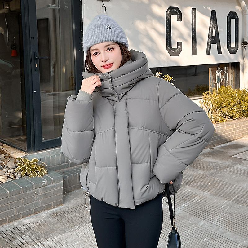 Automne Hiver Épaissir Chaud Parka Femmes Décontracté Doux Couleur Unie Grande Poche Lâche Manteau À Capuche Vestes Vêtements D'extérieur